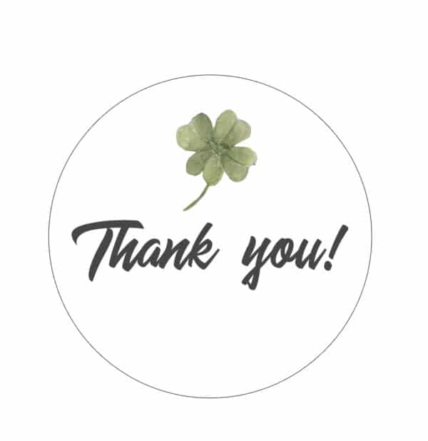 Thank you Craft Label/Sticker
