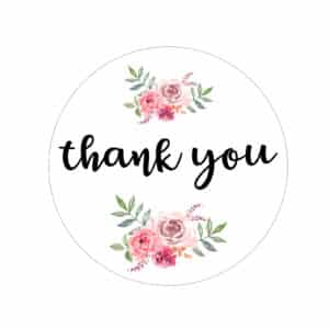 Thank you Craft Label/Sticker