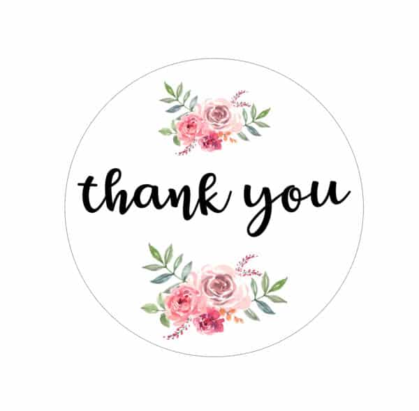 Thank you Craft Label/Sticker