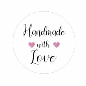 Handmade With Love Stickers/Labels